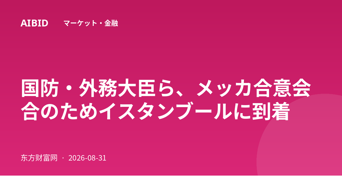 国防・外務大臣ら、メッカ合意会合のためイスタンブールに到着