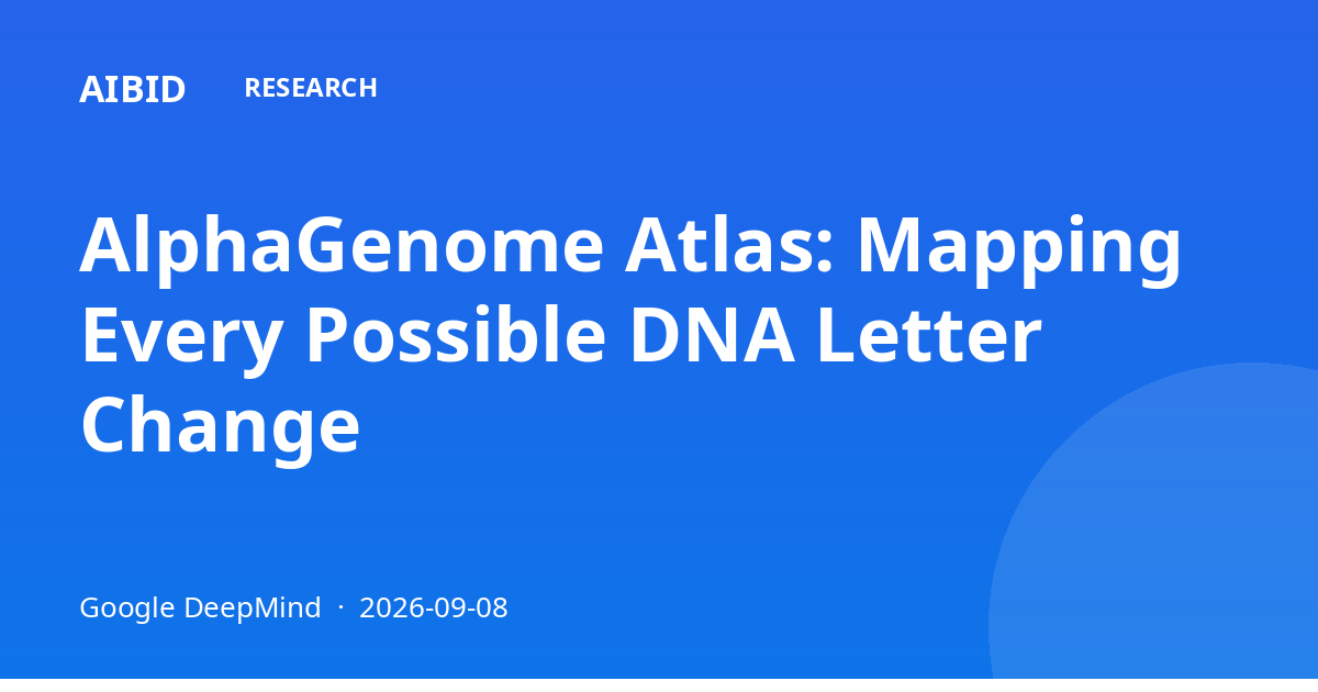 AlphaGenome Atlas: Mapping Every Possible DNA Letter Change
