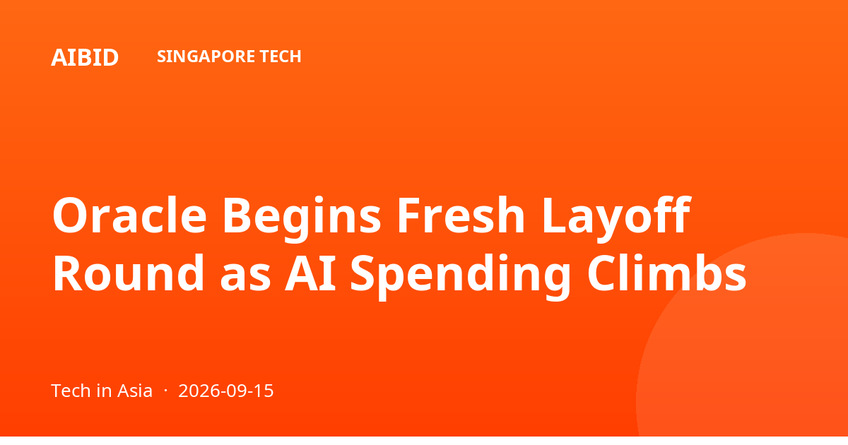 Oracle Begins Fresh Layoff Round as AI Spending Climbs